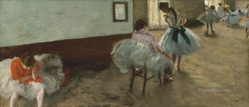 lección de baile Edgar Degas Pinturas al óleo